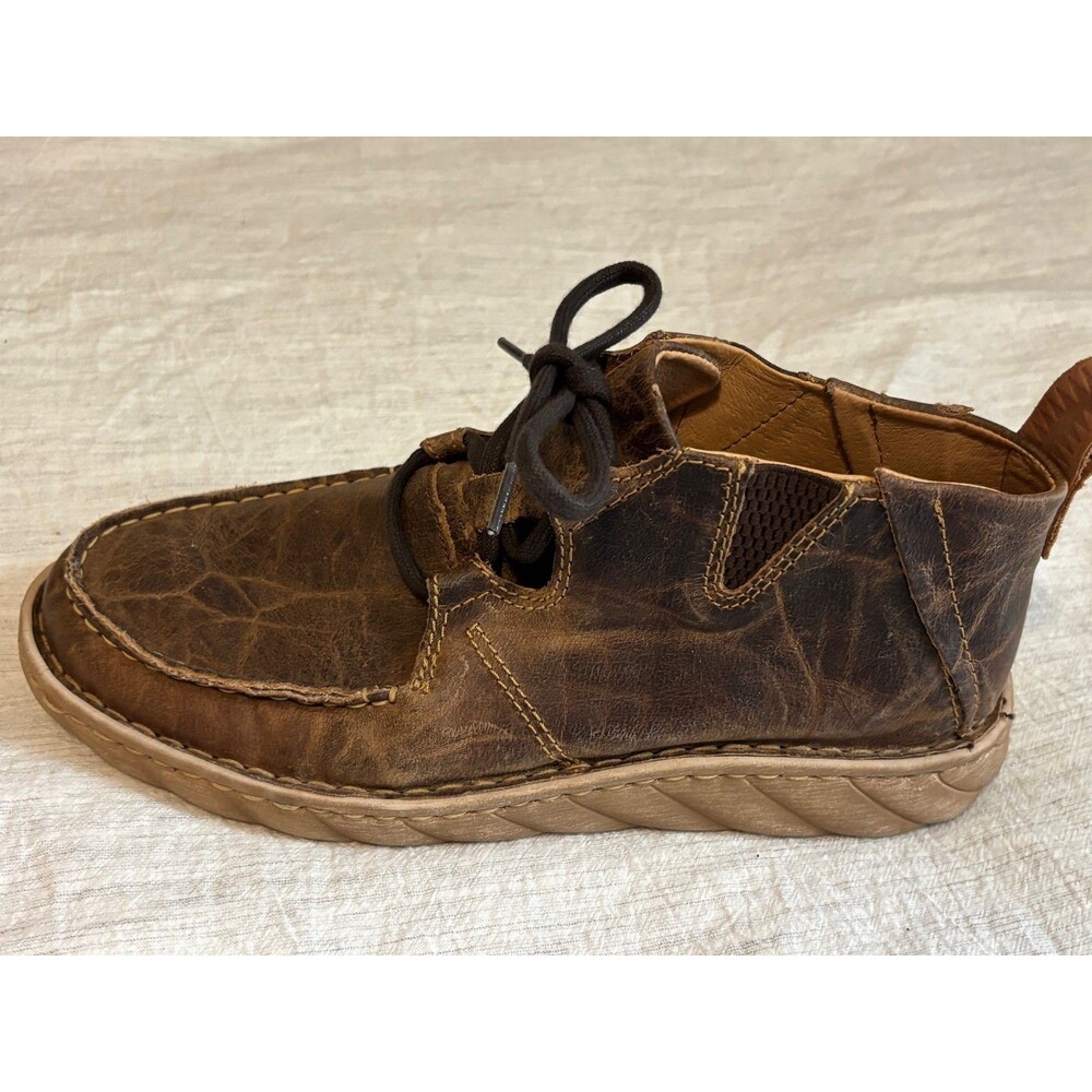 Tony Lama TLC505 Estancia Tan Chukka Boots Men’s 10 Distressed Leather - Picture 7 of 13